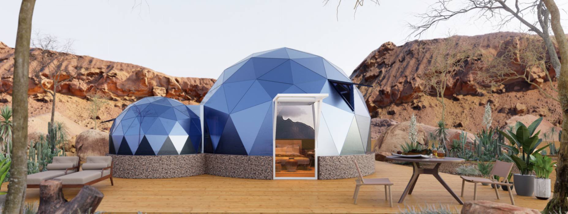 上虞市球形智能光伏玻璃星空房